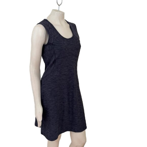 PRANA Performance Stretch Dress in Dark Gray Space Dye SZ M - Picture 4 of 9
